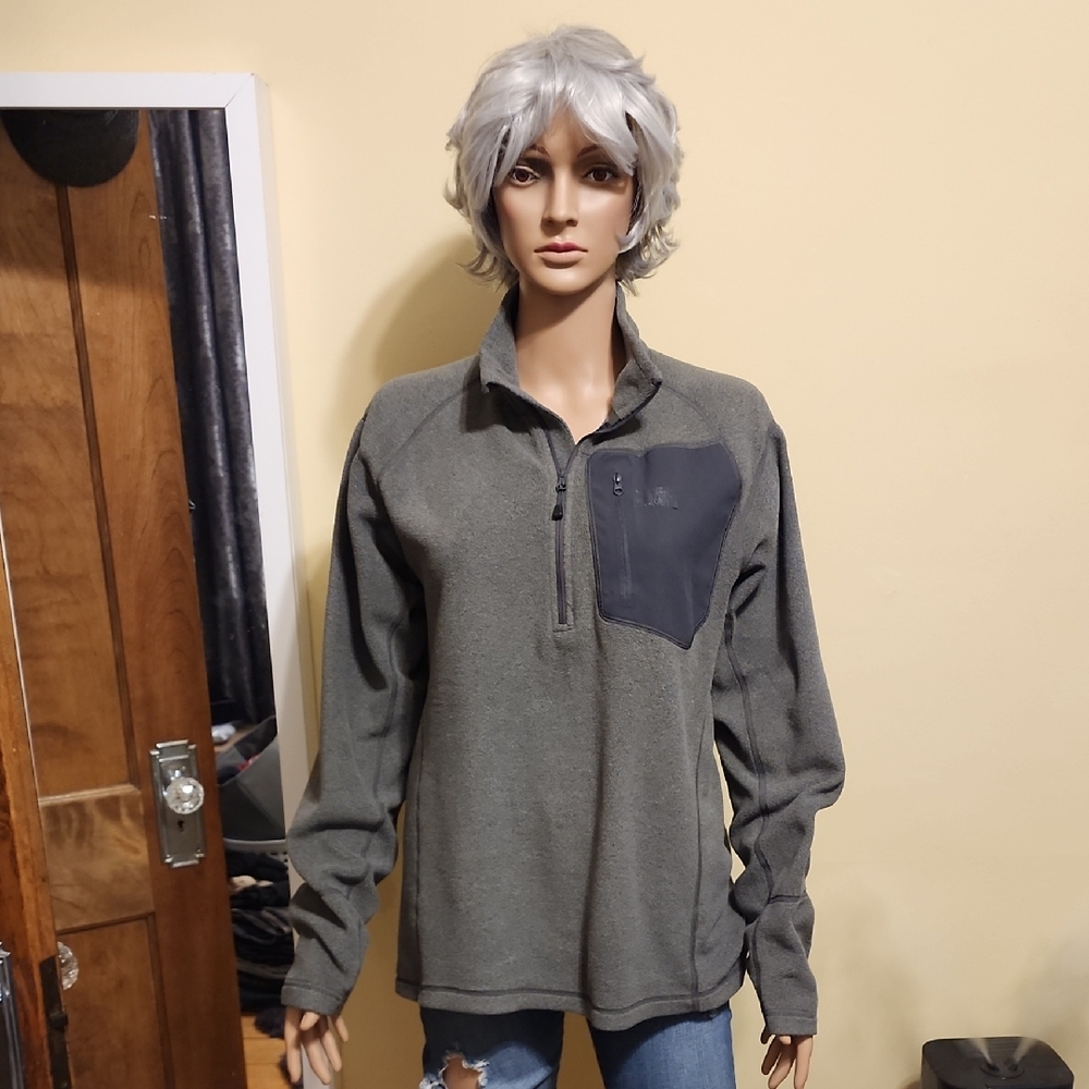 Gray Quarter-Zip Pullover - image 1